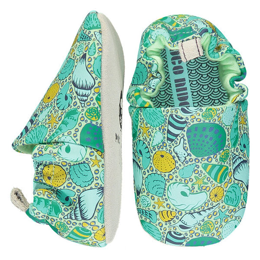 Seashells Green Mini Shoes - Yelloona Store - caps