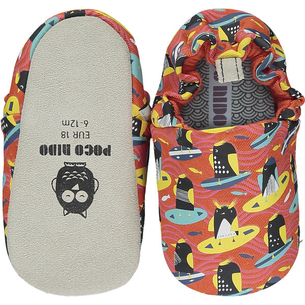 Surfing Penguins Orange Mini Shoes - Yelloona Store - caps