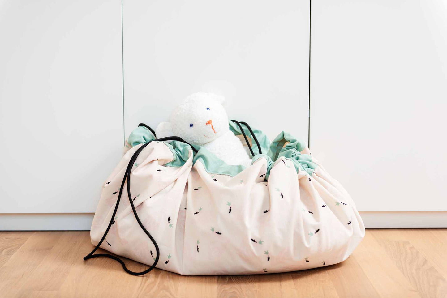 Swan Toy Storage Bag - Printed
